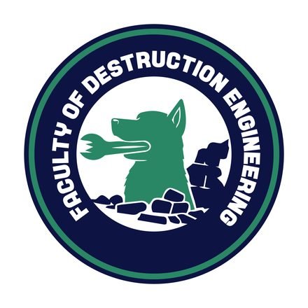 Faculty of Destruction Engineering crest