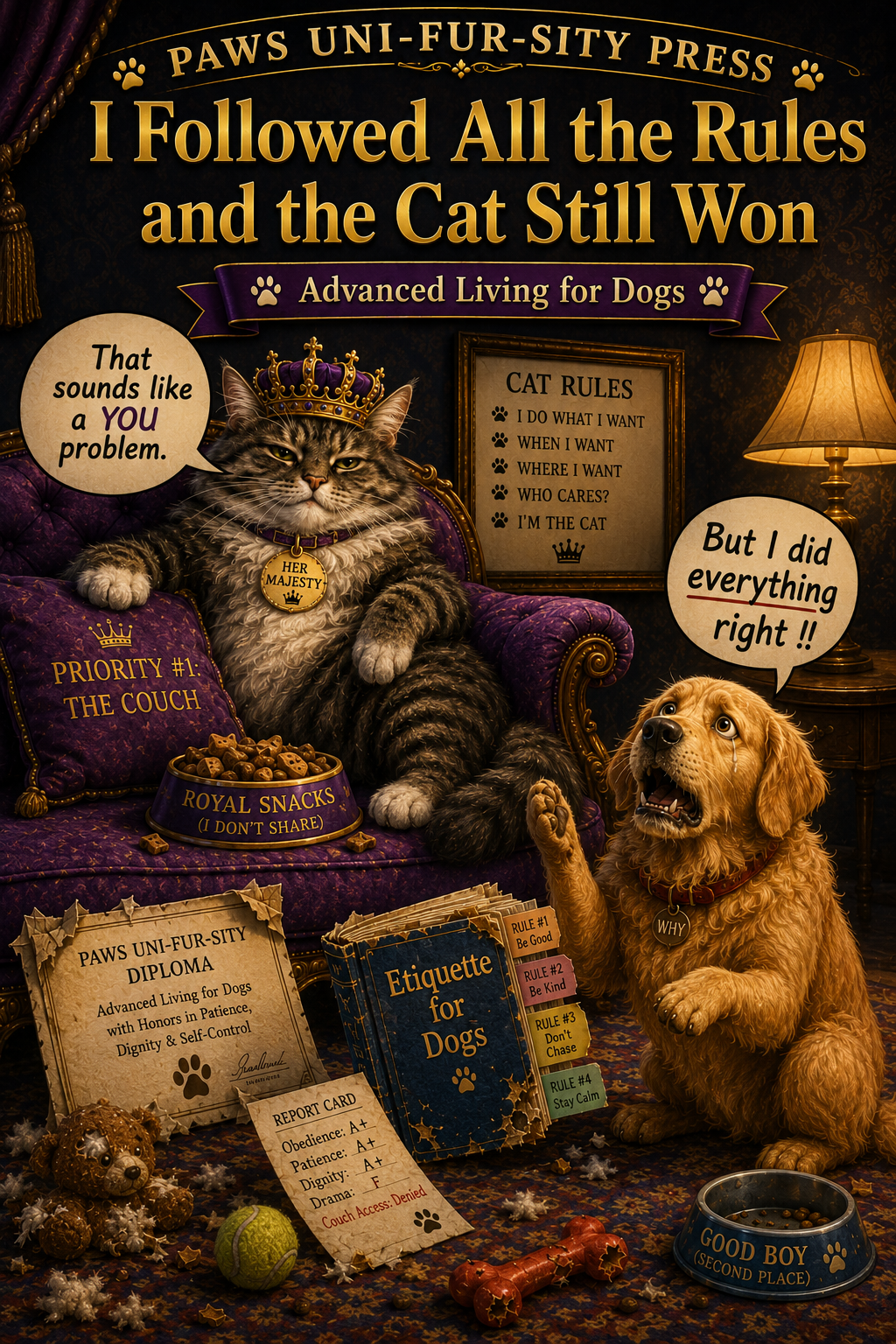 I Followed All the Rules and the Cat Still Won! Advanced Studies in Living with Cats